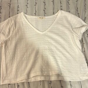 Loose V-Neck Women's Top